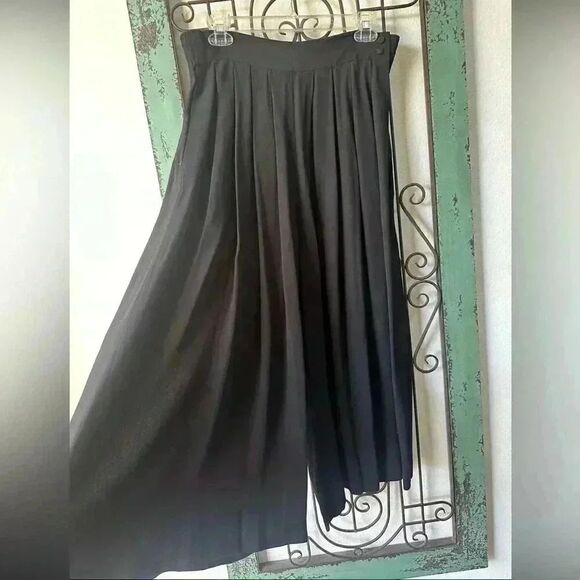 Vintage Nancy Crystal wide leg palazzo pant. Fitted at waist. Sz 8 & versatile. - Picture 8 of 12